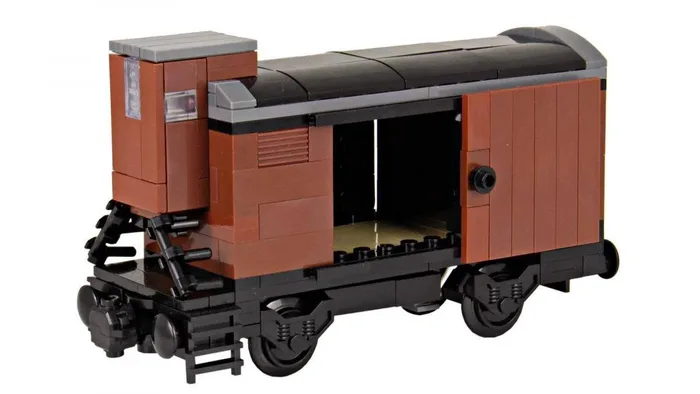 BlueBrixx Wagon fermé de frein (BB-100840) - prix | Brick Broker