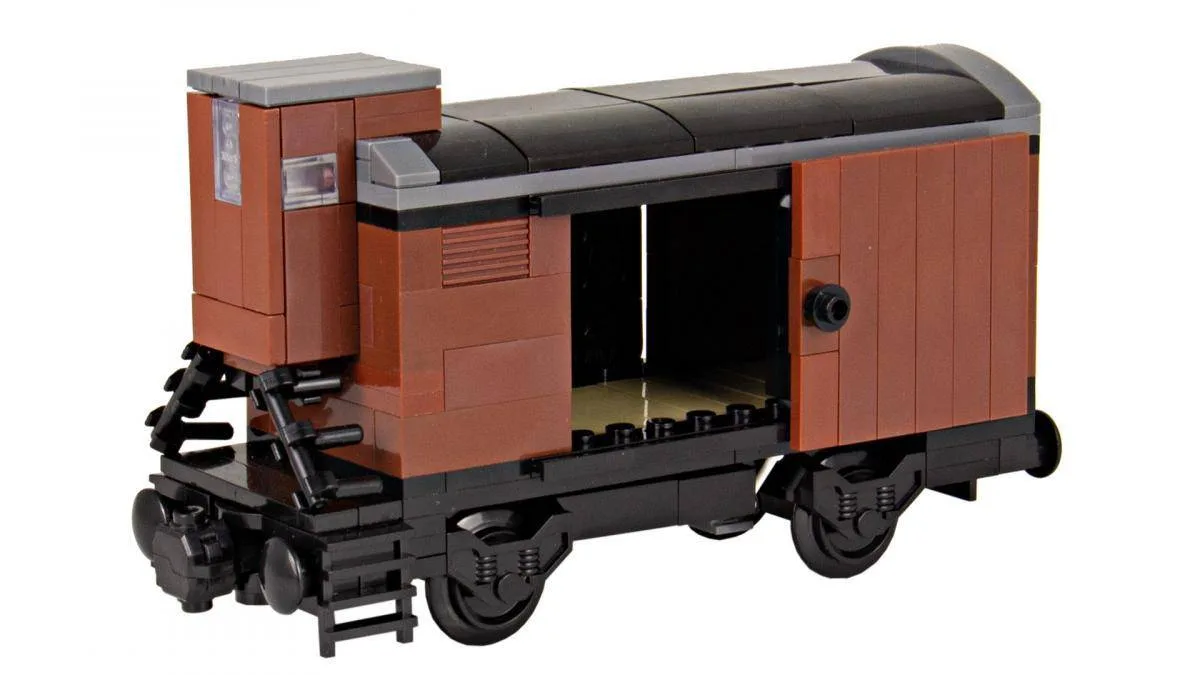 BlueBrixx Wagon fermé de frein (BB-100840) - prix | Brick Broker