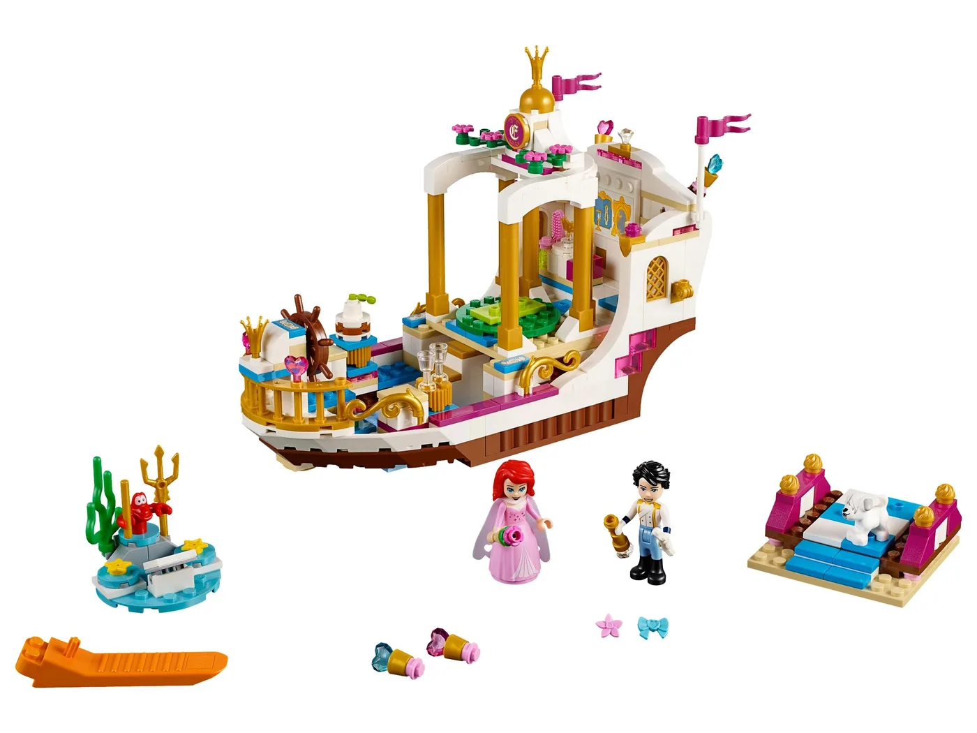 LEGO 41153 Le bateau de célébration royale d'Ariel - prix | Brick Broker