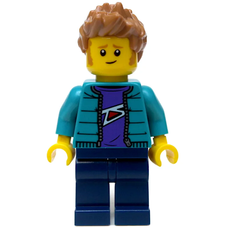 Dark Turquoise Torso, Dark Blue Legs, Medium… — minifigurine LEGO | Brick Broker