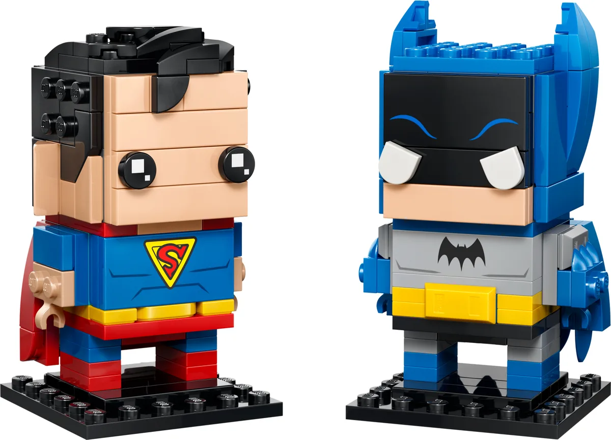 LEGO 40859 Figurines Superman et Batman de l'Âge d'or - prix | Brick Broker