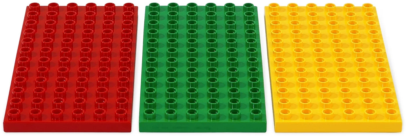LEGO 2198 3 Plaques de Construction - prix | Brick Broker