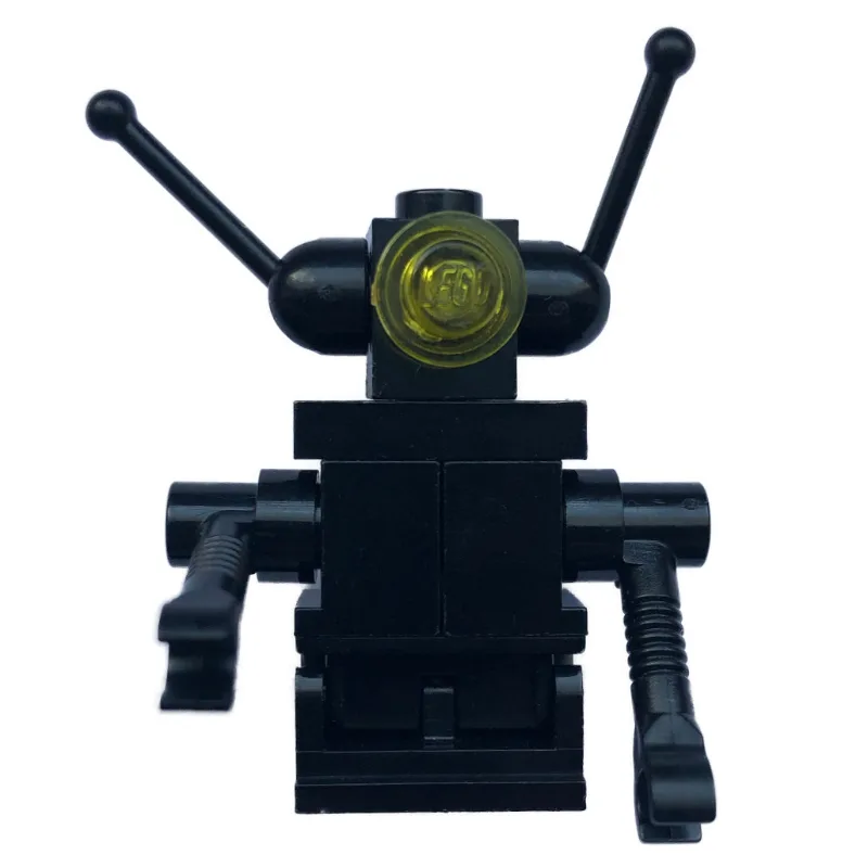 Classic Space Droid - Black, Hinge Base Trans… — minifigurine LEGO | Brick Broker