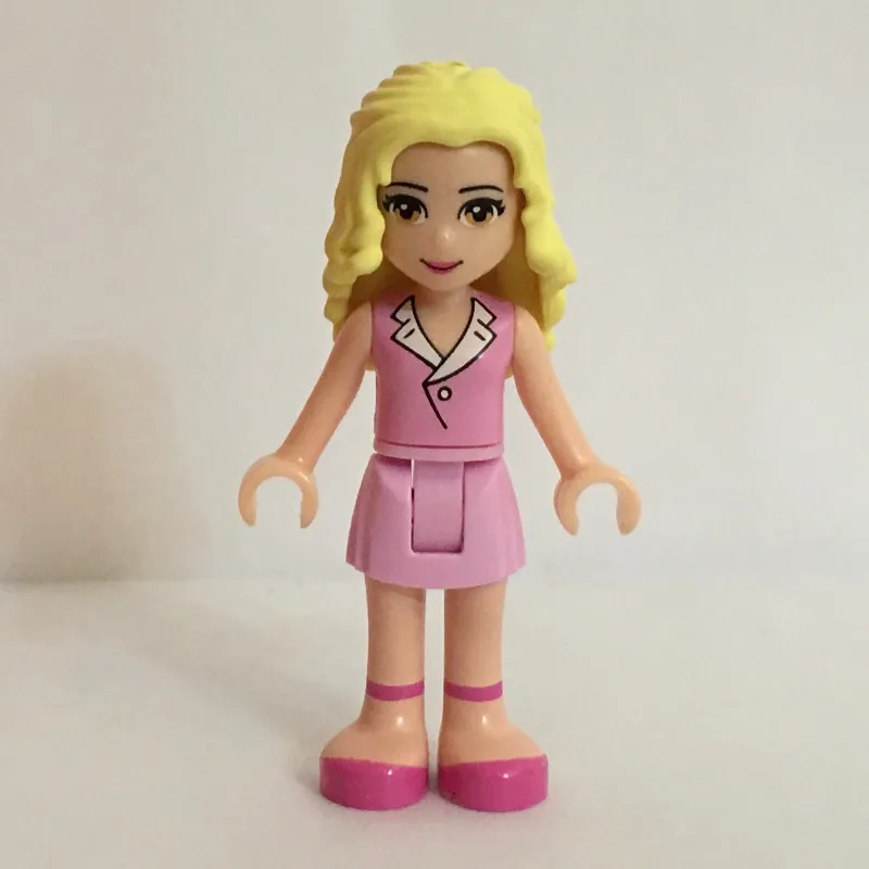 Marie - Bright Pink Blouse, Bright Pink Skirt — minifigurine LEGO | Brick Broker