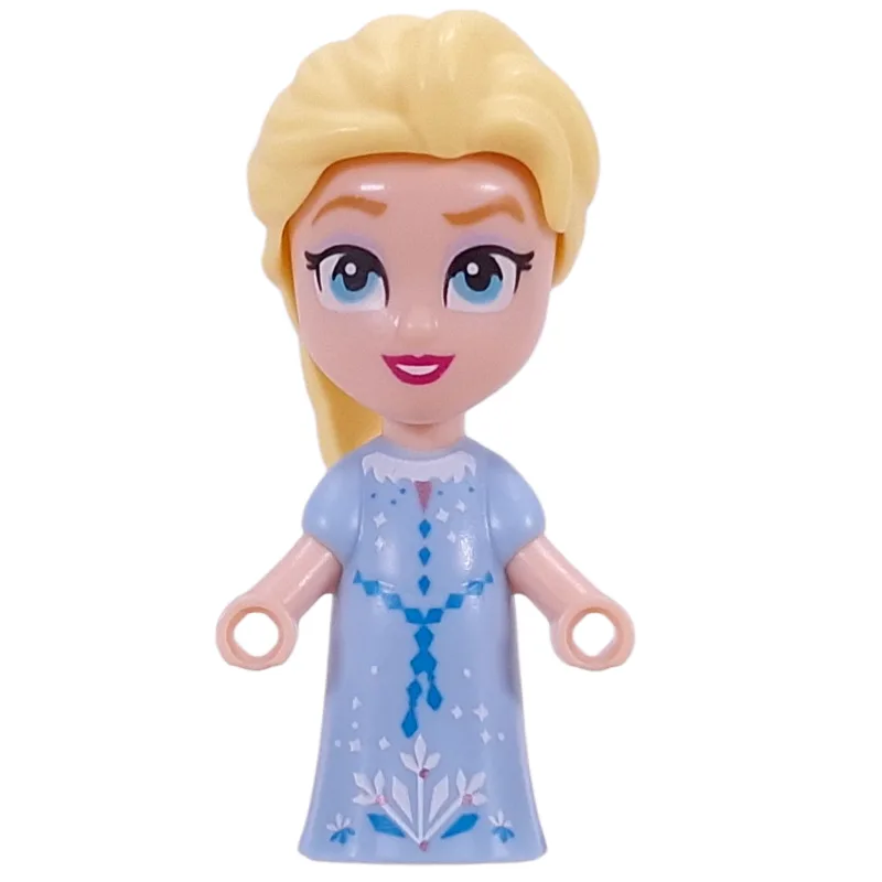 Elsa - Microdoll, Bright Light Blue Dress, Ha… — minifigurine LEGO | Brick Broker