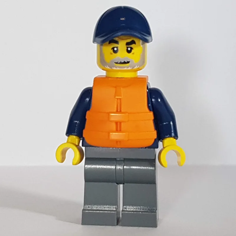 Marine Explorer, Dark Blue Shirt, Dark Bluish… — minifigurine LEGO | Brick Broker