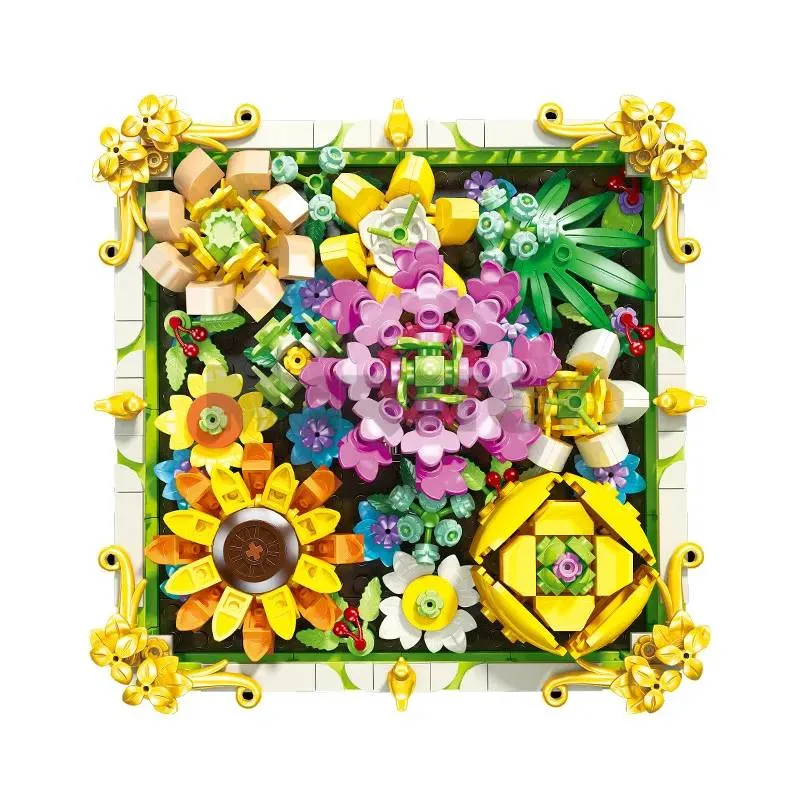 JIESTAR Les Fleurs Décoratives 3D (JS-JJ9027) - prix | Brick Broker