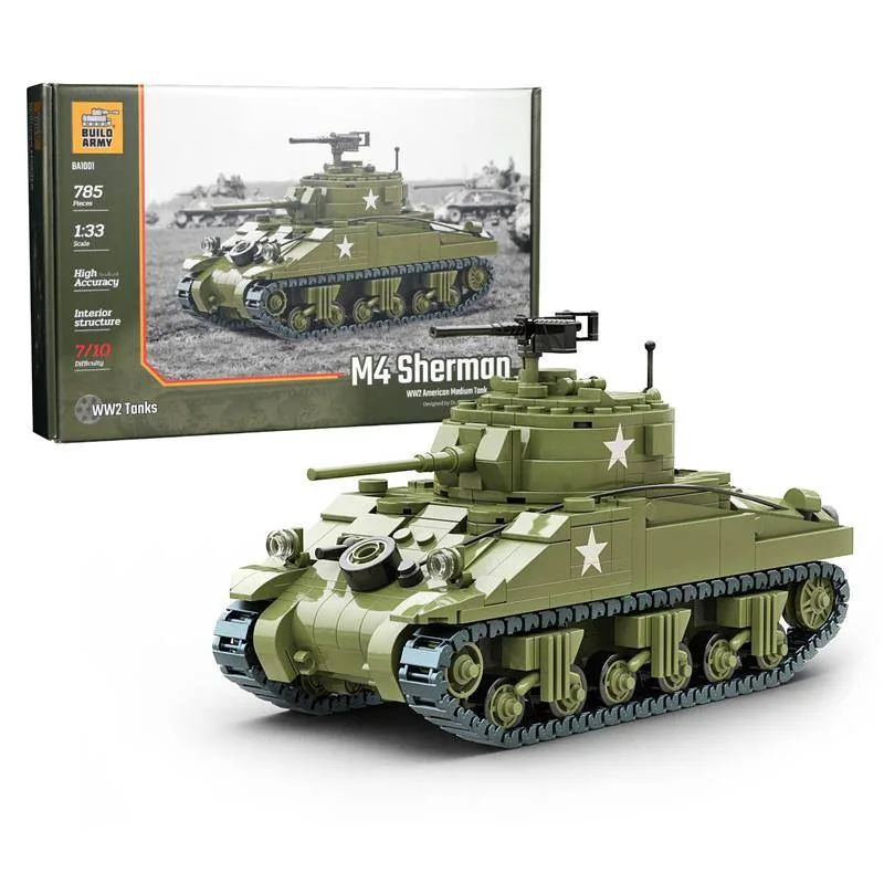 Buildarmy M4 Sherman (BUILDARMY-BA1001) - prix | Brick Broker