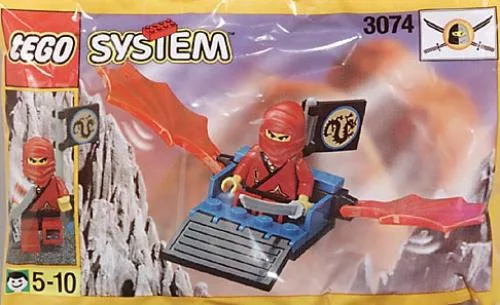 LEGO 3074 Planeur dragon du ninja rouge - prix | Brick Broker