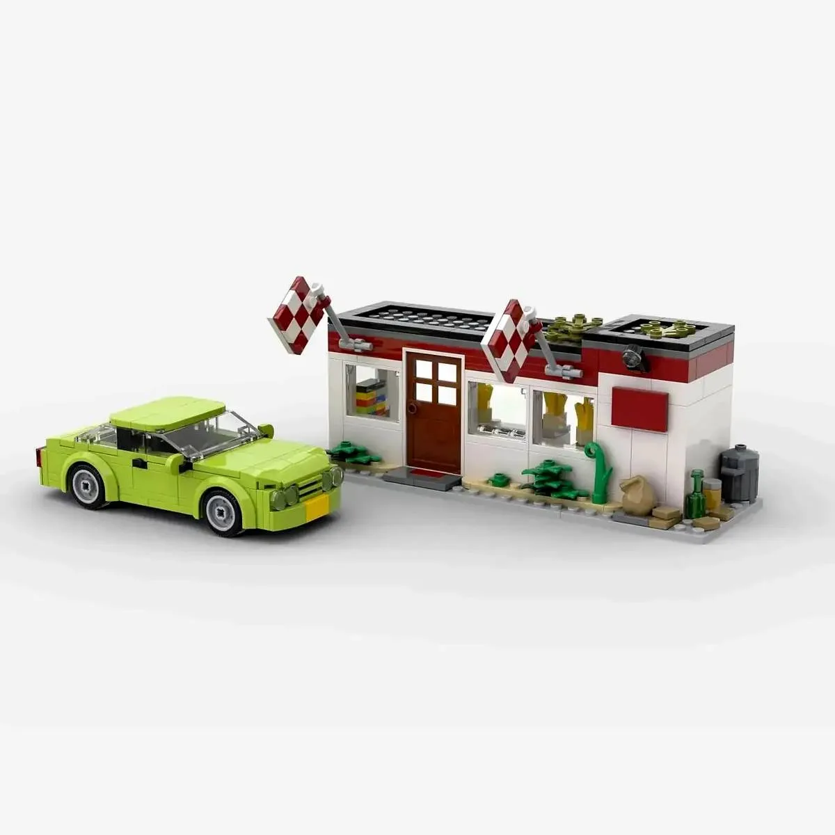 BlueBrixx Boutique de frites néerlandaises avec coupe (BB-108690) - prix | Brick Broker