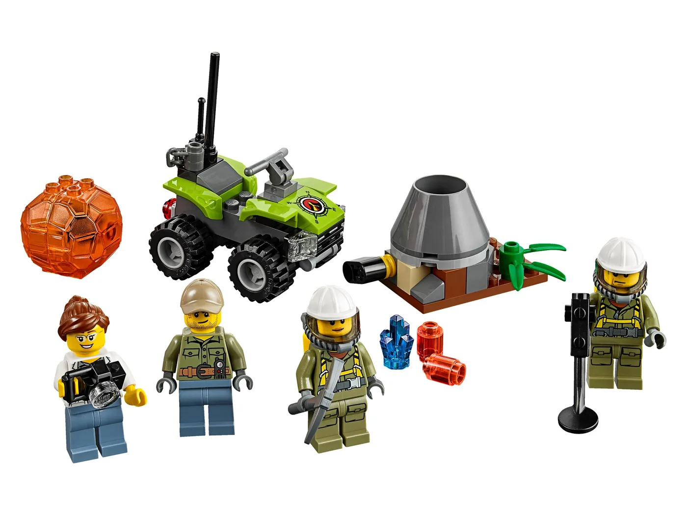 LEGO 60120 Kit de démarrage Volcan - prix | Brick Broker