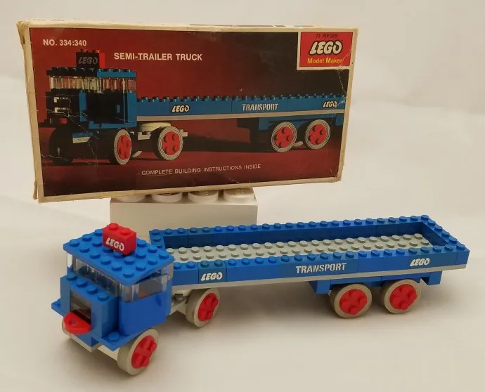 LEGO 334 Camion semi-remorque - prix et où acheter | Brick Broker