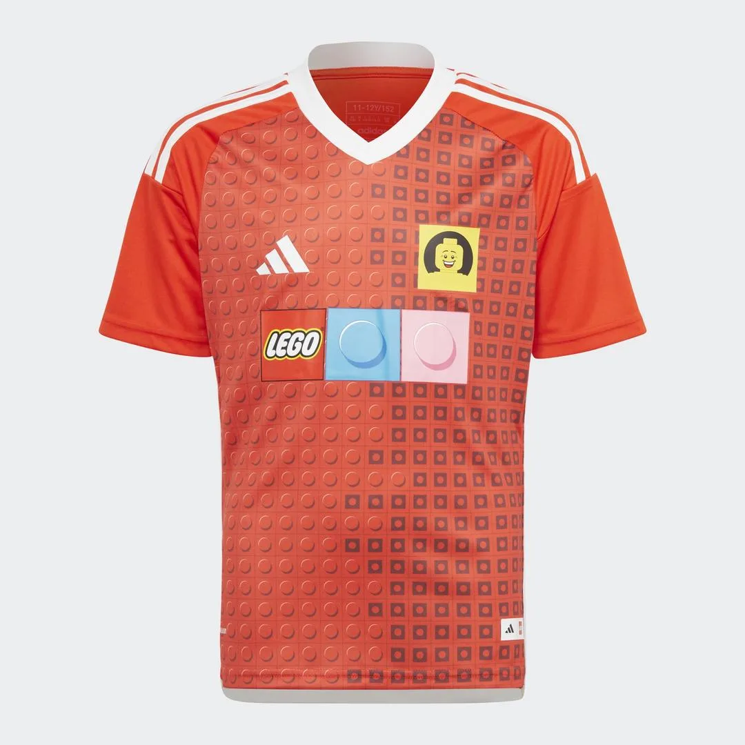 Maillot domicile adidas x LEGO pour garçon (HR4323-1) - prix | Brick Broker