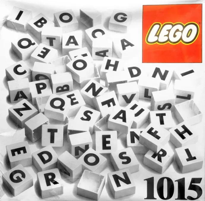 LEGO 1015 Lettres Grandes - prix et où acheter | Brick Broker