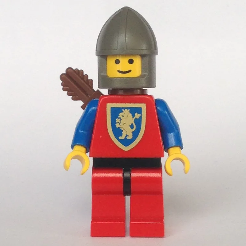 Archer (Crusader Lion) - Red Legs, Dark Gray… — minifigurine LEGO | Brick Broker