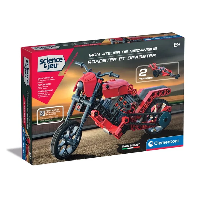 Clementoni Mon atelier de mécanique - Roadster & Dragster (CLEM-52216) - prix | Brick Broker