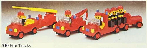 LEGO 340 Camions de pompiers - prix et où acheter | Brick Broker