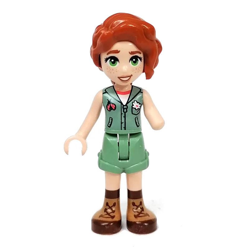 Autumn - Sand Green Jacket, Sand Green Shorts — minifigurine LEGO | Brick Broker