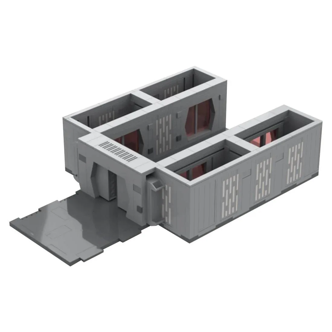 LesDiy Prison modulaire de guerres spatiales de science-fiction (LESDIY-3366498) - prix | Brick Broker