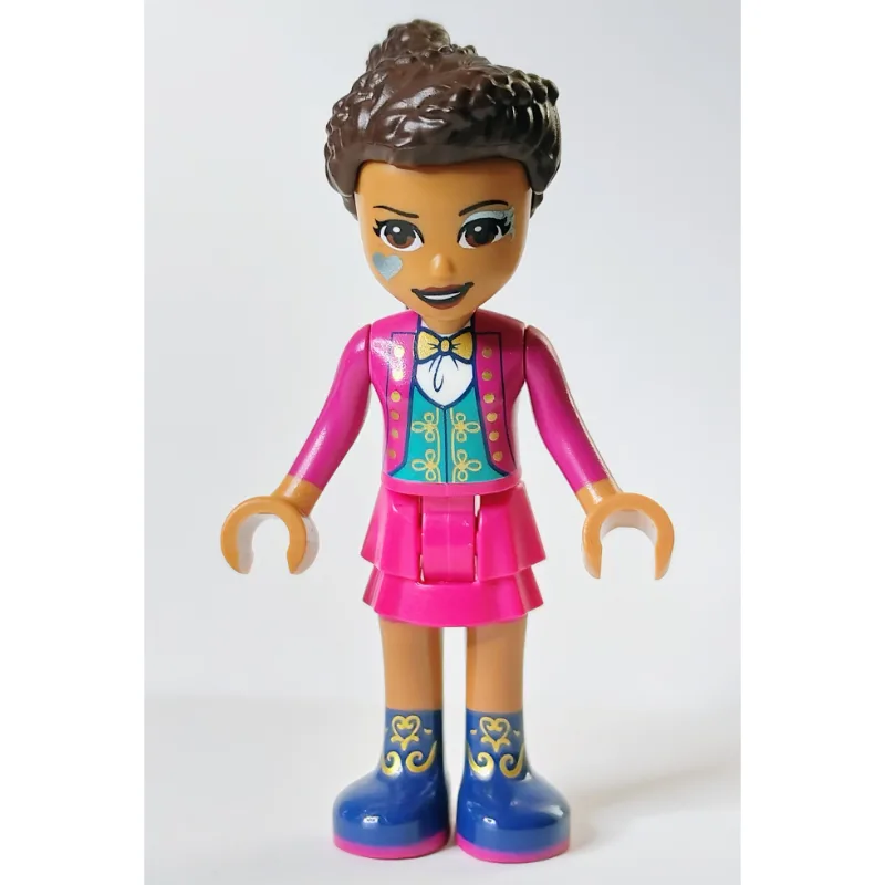 Andrea - Magenta Top, Magenta Skirt, Face Pai… — minifigurine LEGO | Brick Broker