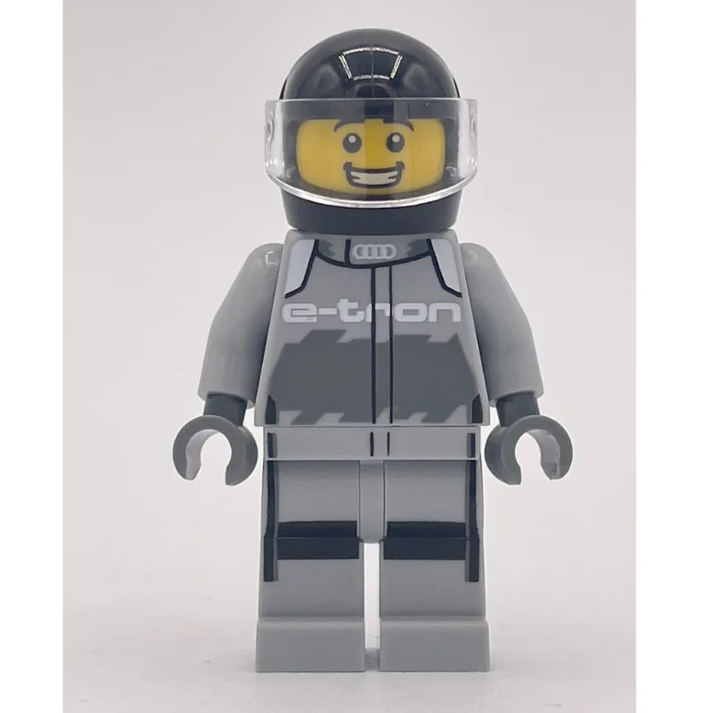 Race Driver - Light Bluish Grey Racing Suit,… — minifigurine LEGO | Brick Broker