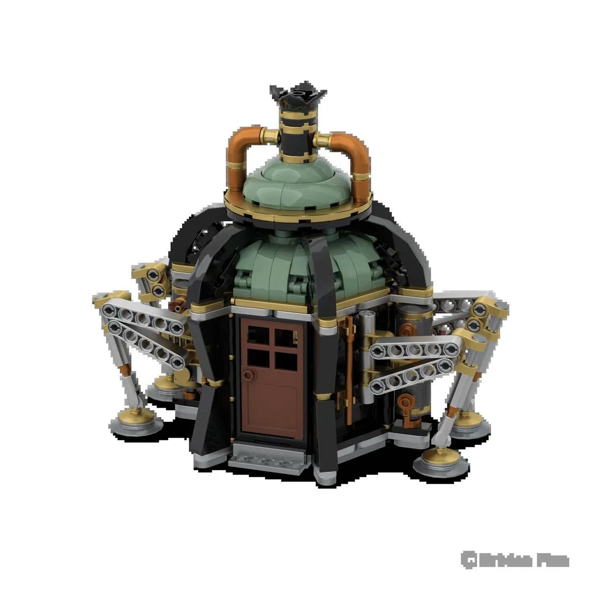 BRIXIES Kiosque ambulant Steampunk (BRIXIES-222.907) - prix | Brick Broker