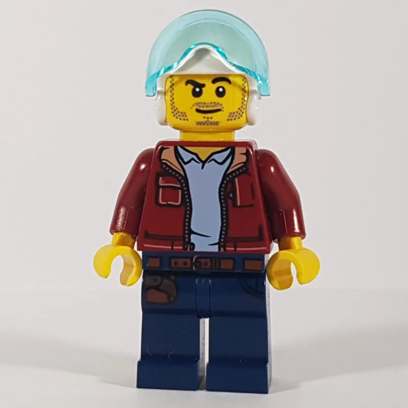 Marine Explorer, Open Dark Red Jacket, Dark B… — minifigurine LEGO | Brick Broker