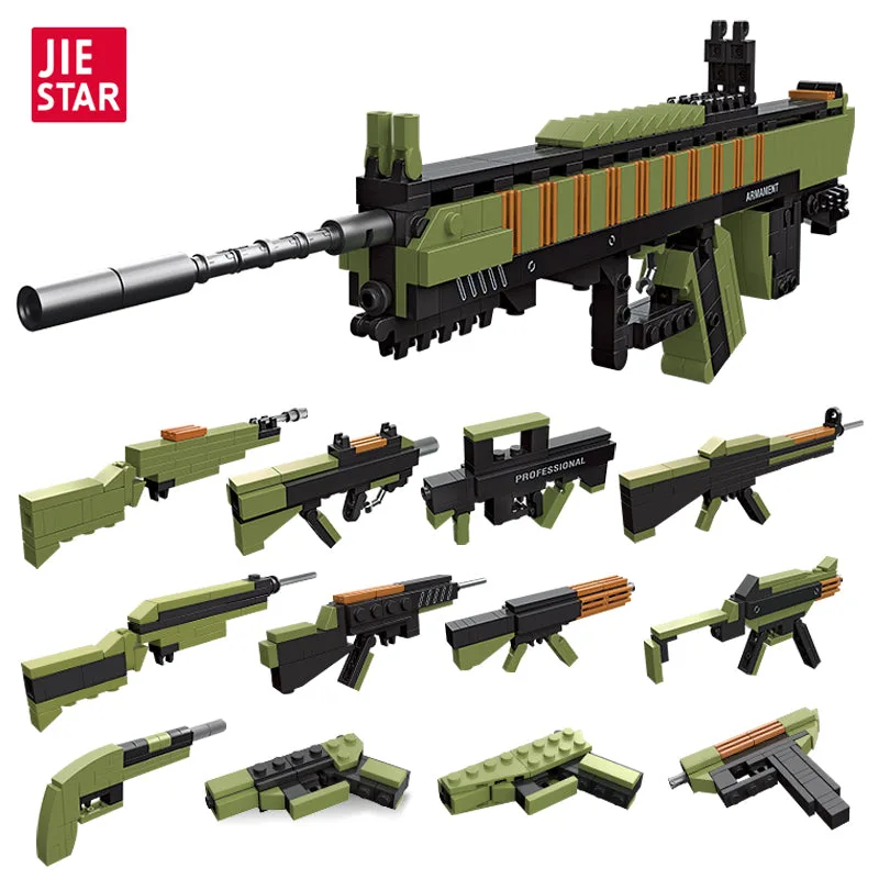 JIESTAR Ensemble Glory Firearms Série 12 packs (JS-92409) - prix | Brick Broker