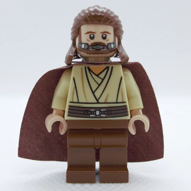 Qui-Gon Jinn, Plain Reddish Brown Legs (3626c… — minifigurine LEGO | Brick Broker