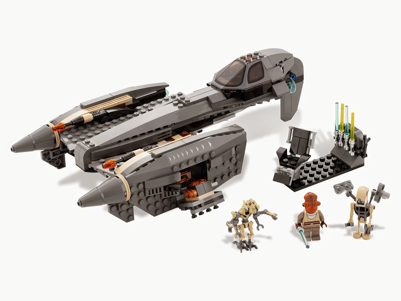 LEGO 8095 Chasseur stellaire du Général Grievous - prix | Brick Broker