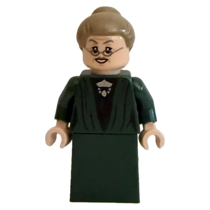 Professor Minerva McGonagall, Dark Green Robe… — minifigurine LEGO | Brick Broker