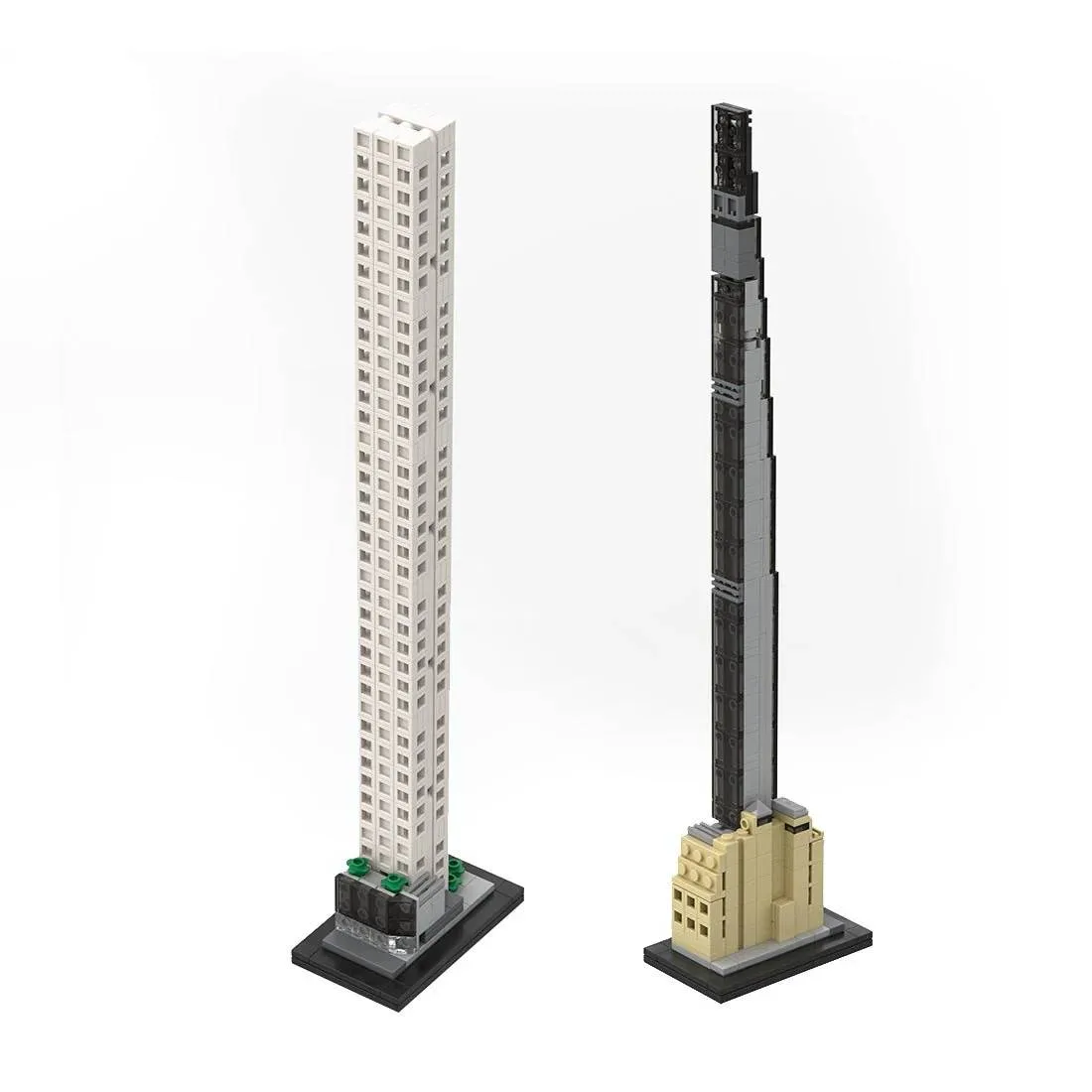 LesDiy Ensemble de construction de mini-particules des monuments célèbres du monde des supergratte-ciels des milliardaires (LESDIY-3564841) - prix | Brick Broker