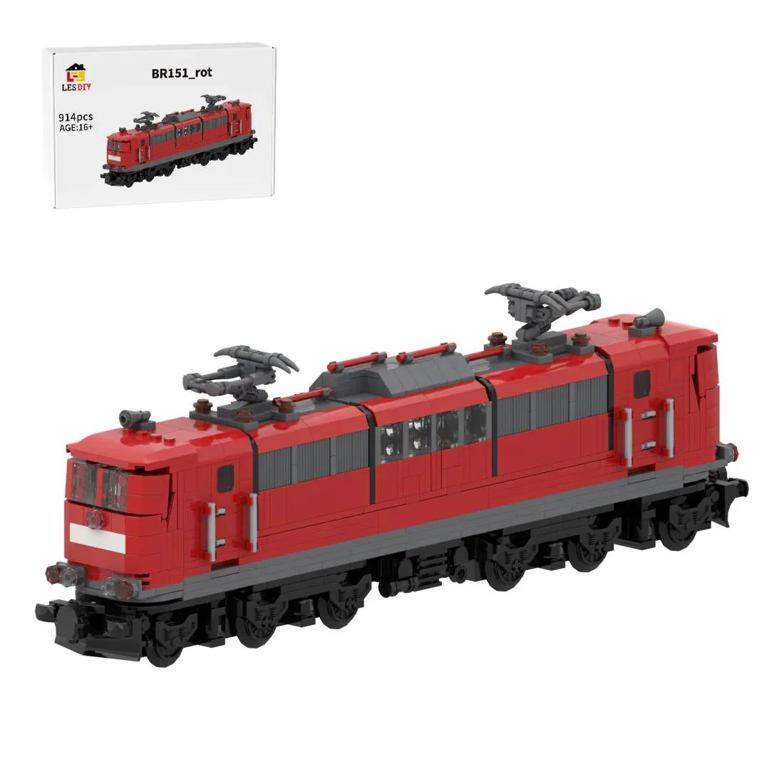 LesDiy Locomotive électrique lourde allemande BR151 (LESDIY-3732277) - prix | Brick Broker
