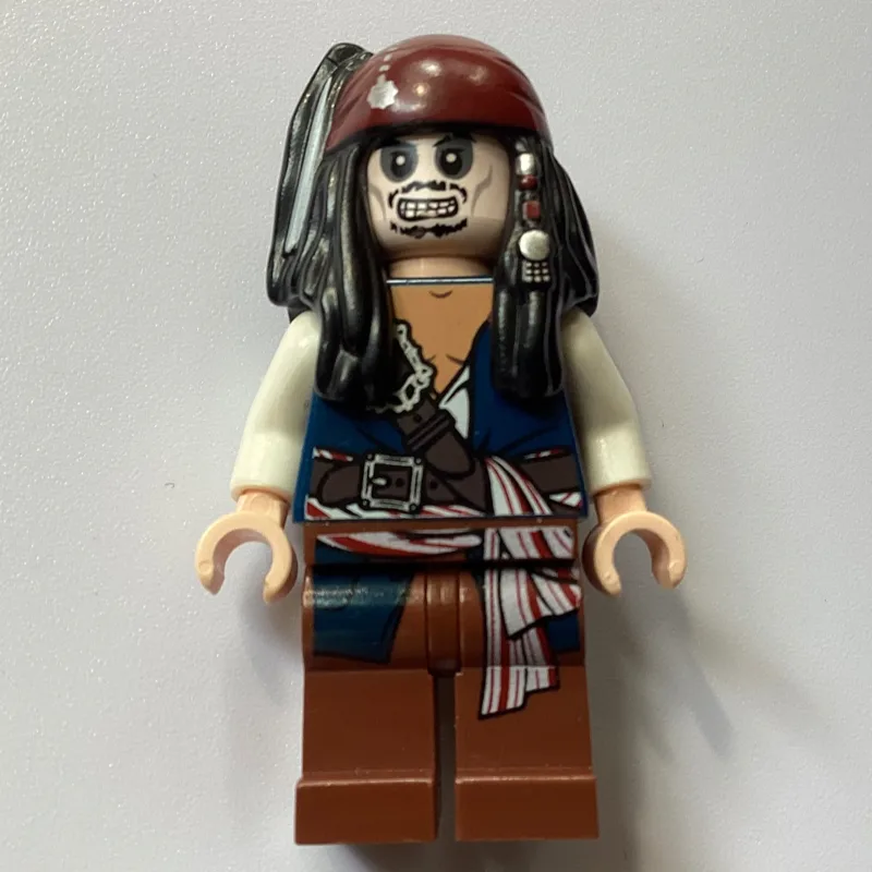 Captain Jack Sparrow with Skeleton Face - 362… — minifigurine LEGO | Brick Broker