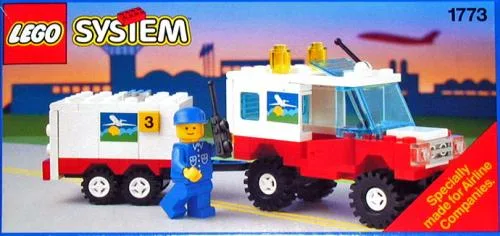 LEGO 1773 Véhicule d'entretien aérien avec remorque - prix | Brick Broker