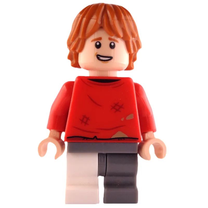 Ron Weasley, Red Sweater Dirty, Odd Medium Le… — minifigurine LEGO | Brick Broker