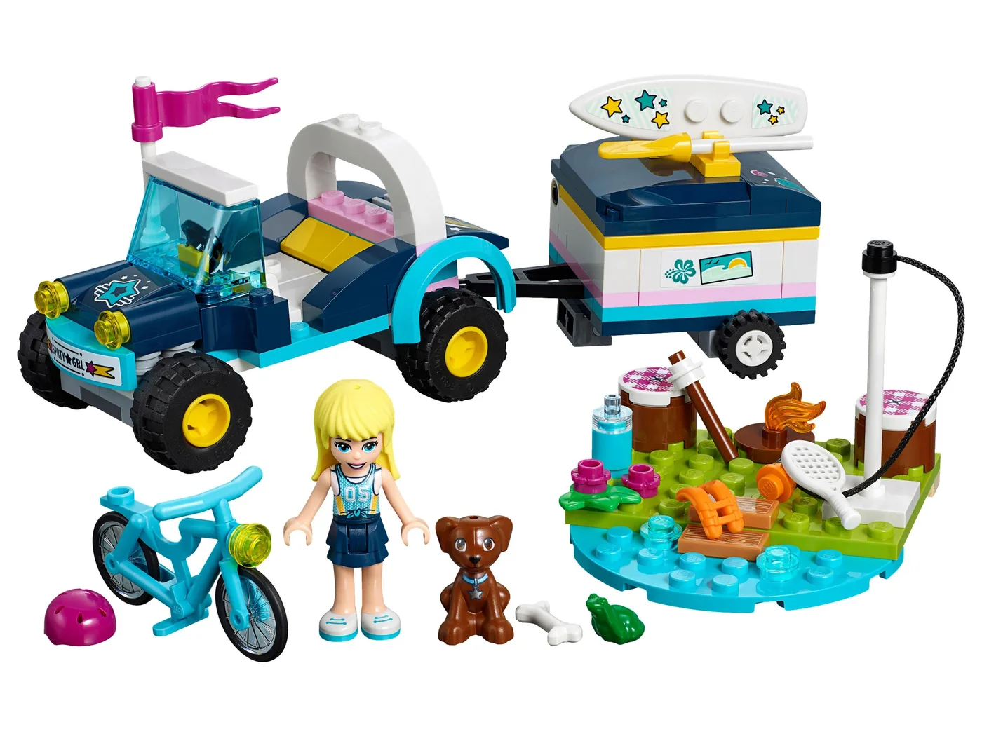 LEGO 41364 Le buggy et la remorque de Stéphanie - prix | Brick Broker