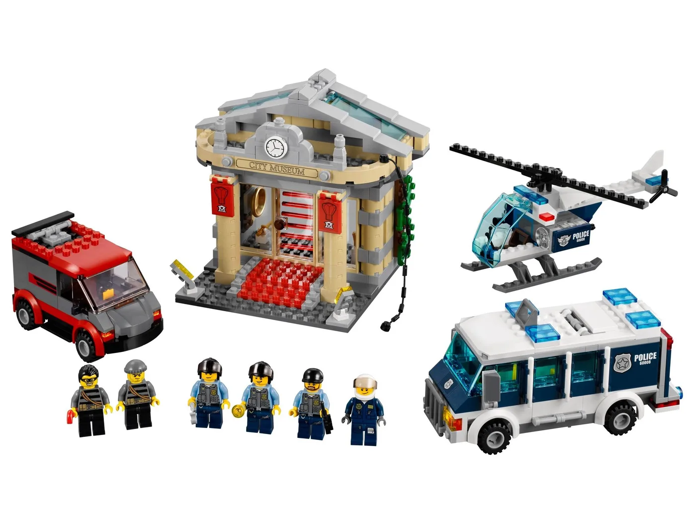 LEGO 60008 Cambriolage du musée - prix et où acheter | Brick Broker