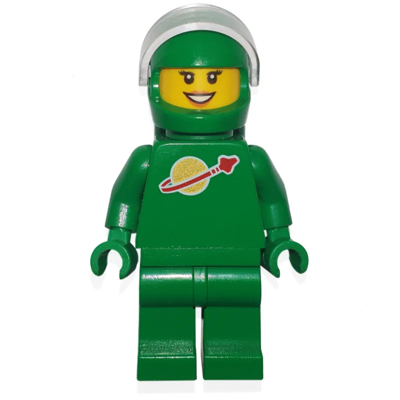 Classic Spacewoman, Green, Helmet and Visor (… — minifigurine LEGO | Brick Broker