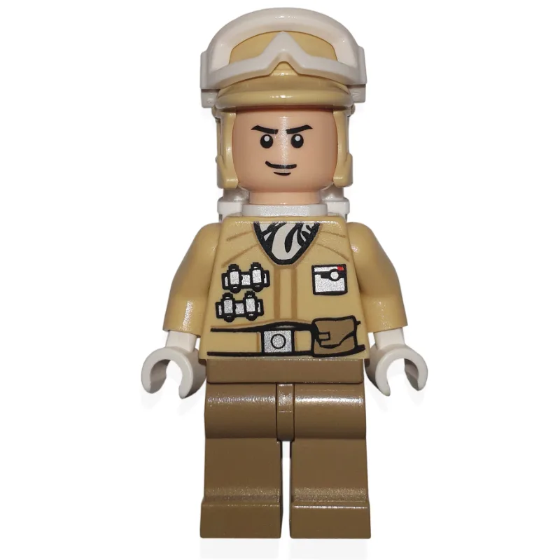 Rebel Trooper in Hoth Uniform, Tan Hat, Black… — minifigurine LEGO | Brick Broker