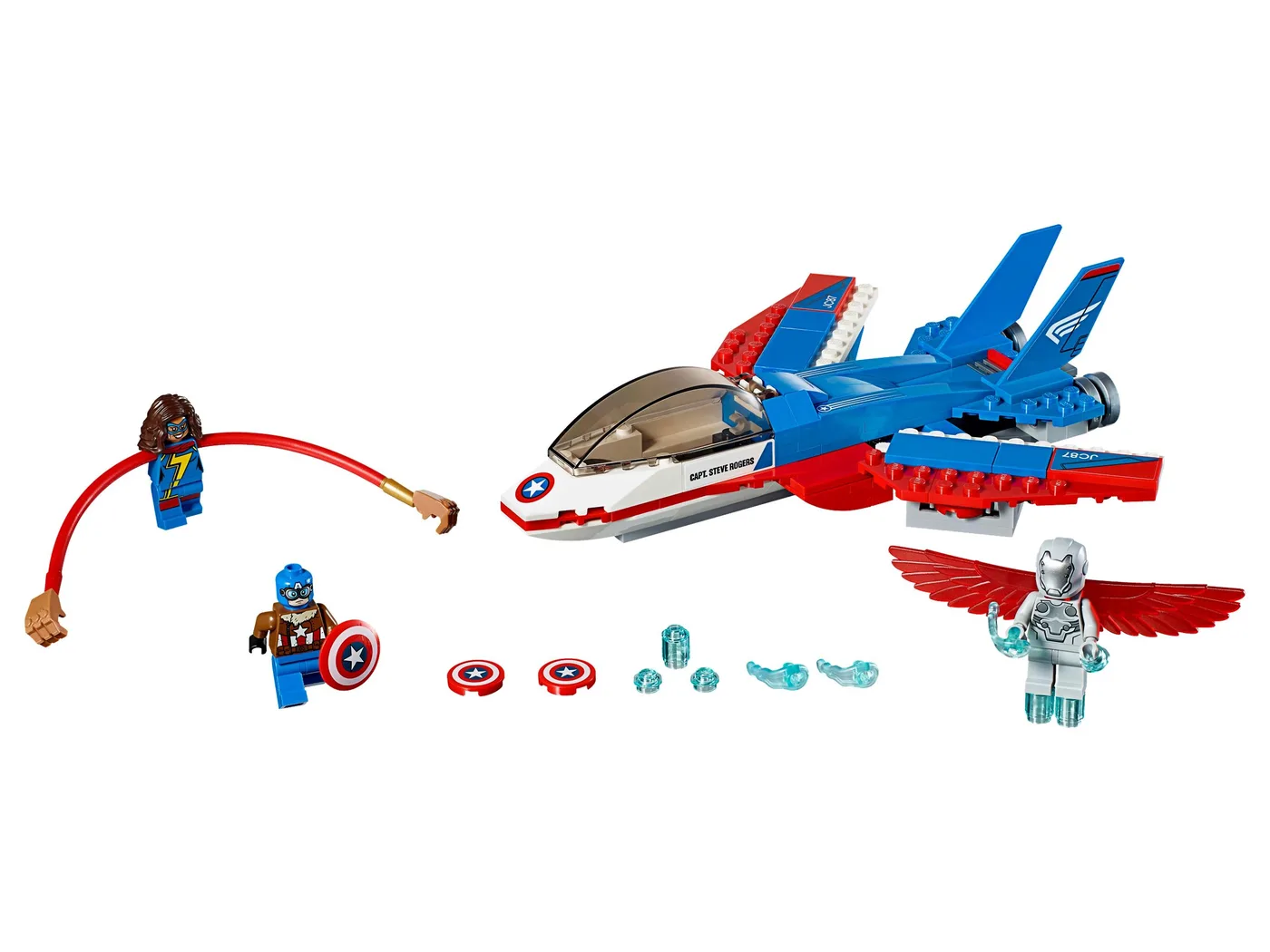 LEGO 76076 Poursuite de l'avion du Capitaine Amérique - prix | Brick Broker