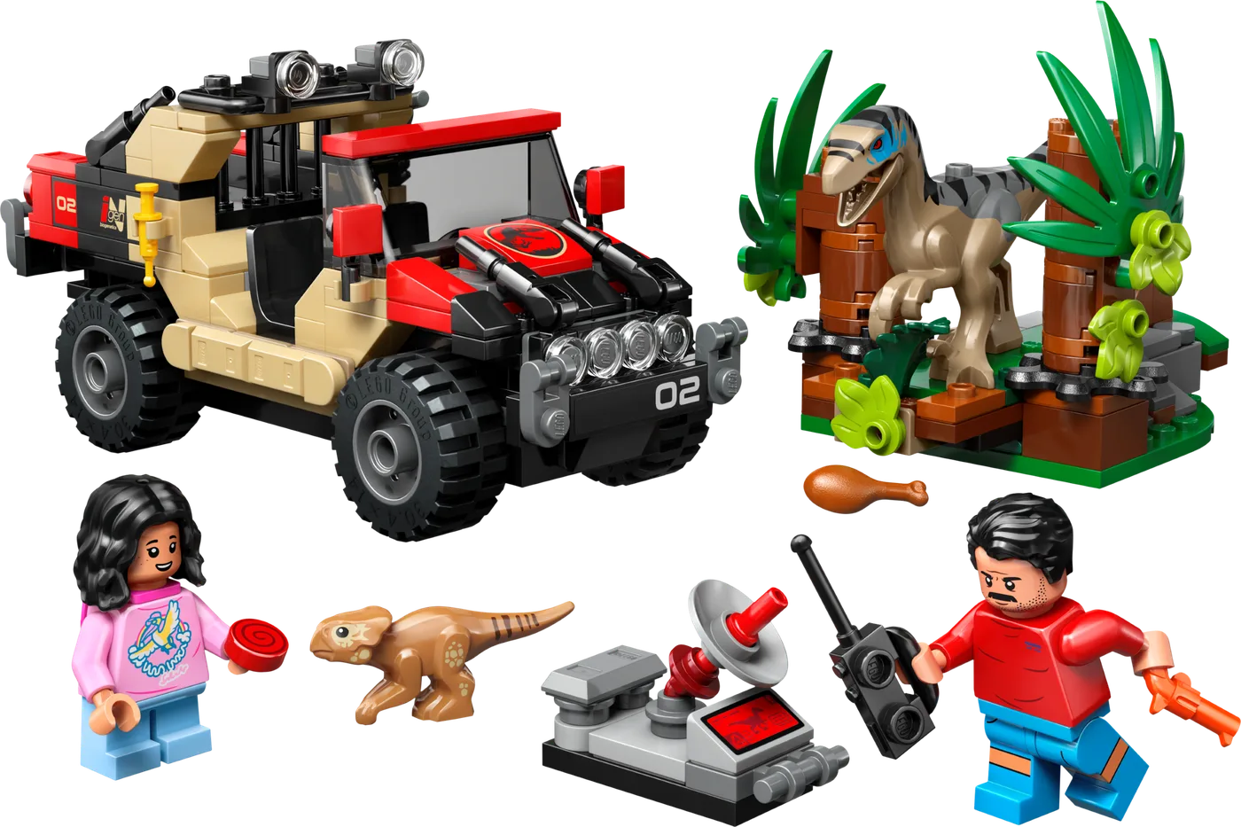 LEGO 76972 L'évasion du raptor tout-terrain - prix | Brick Broker
