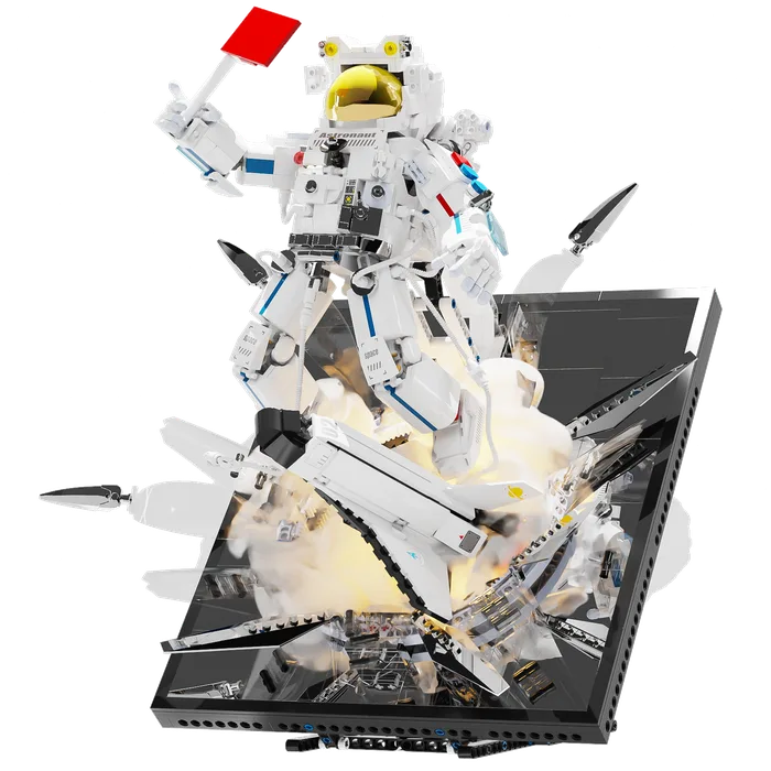 JIESTAR Kit de modélisation mécatronique JIQI Astronaute d'affichage JQ1102 (JS-JQ1102) - prix | Brick Broker