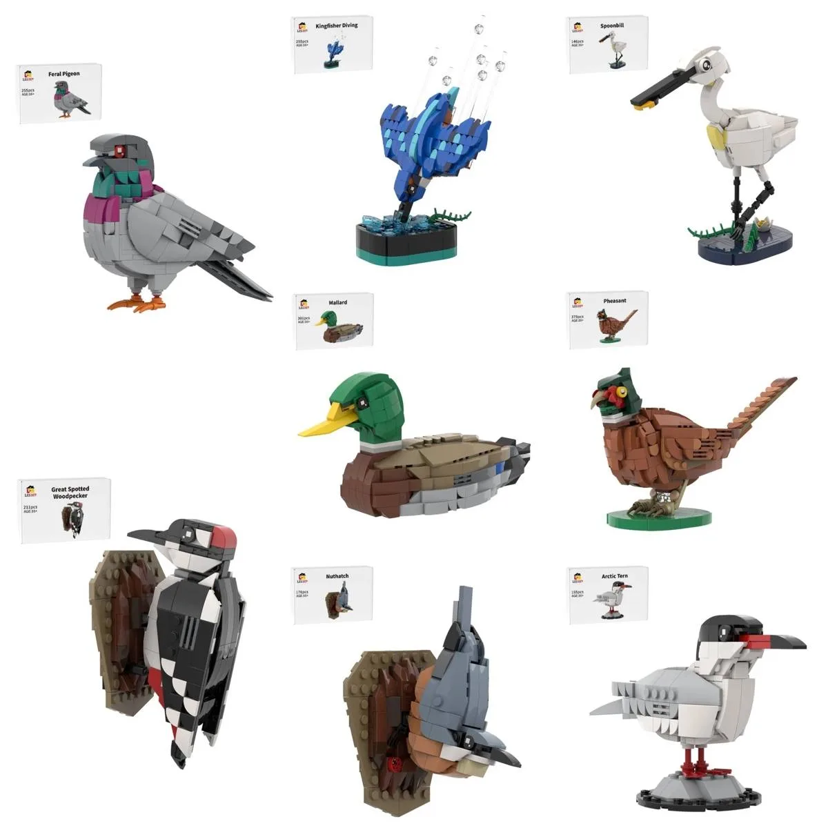 LesDiy Collection d'oiseaux du designer SKABRAM (LESDIY-3618617) - prix | Brick Broker