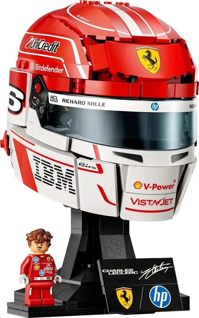 LEGO 43014 Scuderia Ferrari HP Charles Leclerc Helmet - prix | Brick Broker