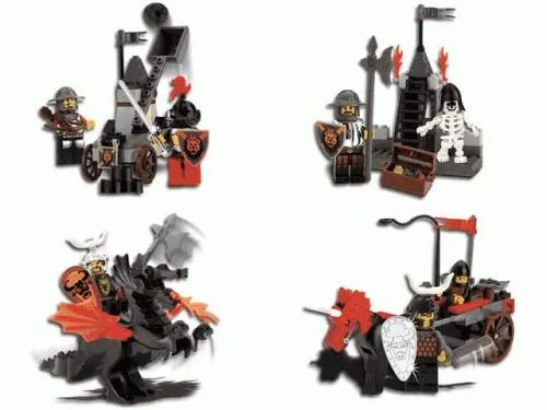 LEGO Série Chrome Royaume des Chevaliers (ensemble complet) (kkchrome-1) - prix | Brick Broker