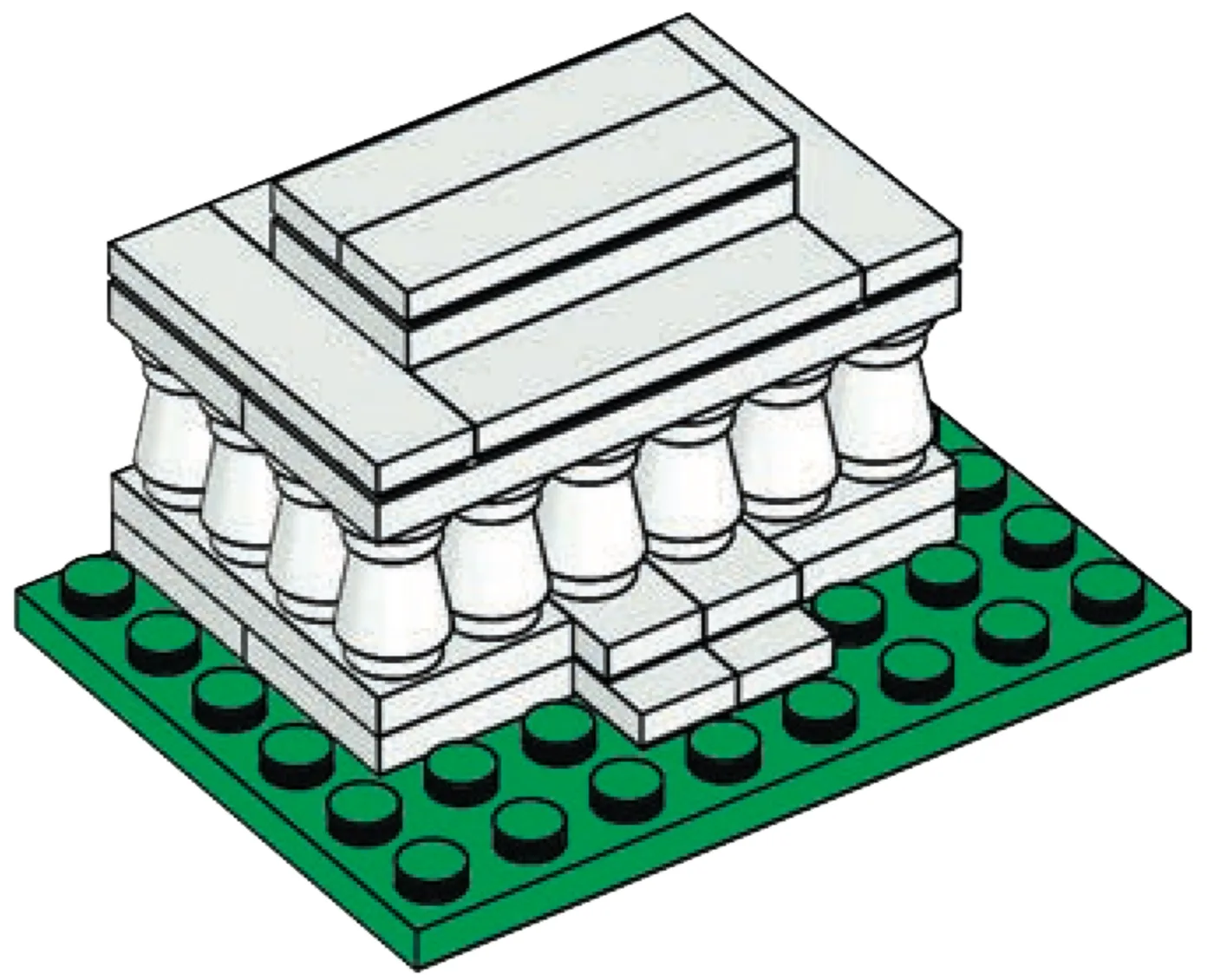 LEGO Mémorial Lincoln (LINCOLNMEMORIAL-1) - prix | Brick Broker