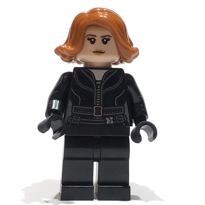 Black Widow, Black Jumpsuit, Plain Legs — minifigurine LEGO | Brick Broker