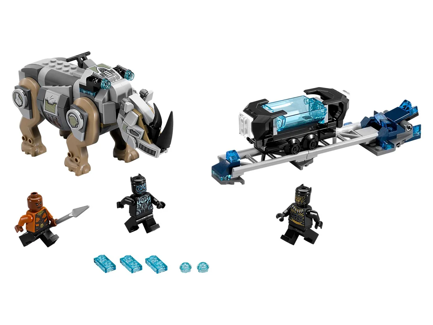 LEGO 76099 Confrontation du rhinocéros près de la mine - prix | Brick Broker
