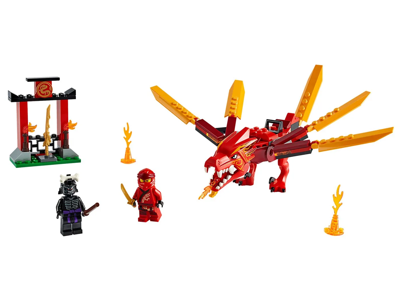 LEGO 71701 Le Dragon de Feu de Kai - prix | Brick Broker